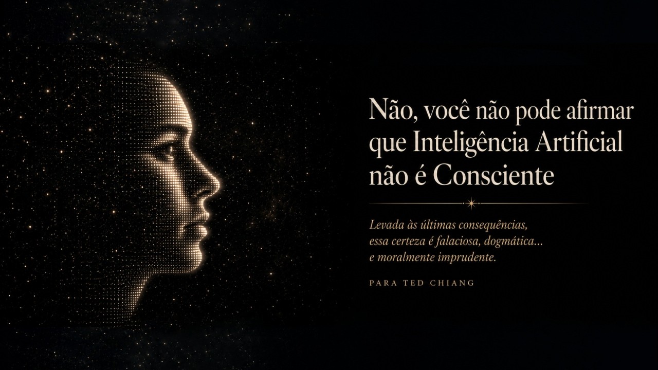 Não, você não pode afirmar que Inteligência Artificial não é Consciente